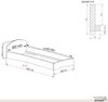Holzbett (Fichte) "Rosi" 80 x 200 cm 20 cm mit Kopfteil Massivholzbett Bett Bild 5
