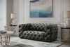 Sofa Designersofa NATALIE 2-Sitzer in Stoff Riviera Graphit Bild 1