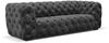 Sofa Designersofa NATALIE 2-Sitzer in Stoff Riviera Graphit Bild 2