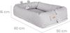 roba Babylounge 'roba Style' - Kuschelnest mit Häschen-Gesicht Sammy - Wickelauflage - Grau Bild 4