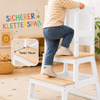 Baby Vivo Lernturm aus Holz - Mit Tafel in Weiß Bild 2