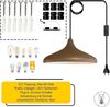 Bamyum Pendelleuchte Champion Pendelleuchte mit Stecker 35 cm, Metall mit 450 cm Kabel, ohne Leuchtmittel Bild 4