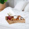 Relaxdays Tablett aus Mangoholz Bild 3