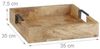 Relaxdays Tablett aus Mangoholz Bild 5