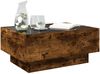 LED-Couchtisch, Sofatisch Räuchereiche 70x50x30 cm Holzwerkstoff Bild 5