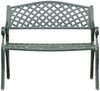 vidaXL Gartenbank 102 cm Aluminiumguss Grün 317745 Bild 3