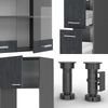 Küchenzeile R-Line Schwarz Beton/Anthrazit 350 cm , AP Marmor Vicco Bild 5