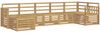 vidaXL Outdoor-Sofagarnitur 7 pcs Weiß 3392184 Bild 2
