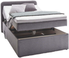 Motor-Boxspringbett Gabriella / Motor BXB Gabriola 1880, Stoff, Grau, Schwarz, 130 x 104 x 213 cm Bild 5