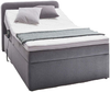Motor-Boxspringbett Gabriella / Motor BXB Gabriola 1880, Stoff, Grau, Schwarz, 130 x 104 x 213 cm Bild 2