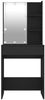 vidaXL Schminktisch mit LED Schwarz 60x40x140 cm 808829 Bild 5