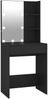 vidaXL Schminktisch mit LED Schwarz 60x40x140 cm 808829 Bild 2