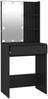 vidaXL Schminktisch mit LED Schwarz 60x40x140 cm 808829 Bild 4
