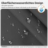 Duschvorhang Dunkelgrau 200x180cm Antischimmel Wasserabweisend Polyester Bild 2