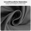 Duschvorhang Dunkelgrau 200x180cm Antischimmel Wasserabweisend Polyester Bild 4