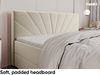 MEBLINI Boxspringbett JOHN 140x200 cm mit Bettkasten - H3B/Beige Samt Polsterbett - Doppelbett mit Topper & Bonellfederkern-Matratze Bild 5