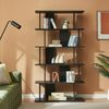 Bücherregal Gäljami 180x100x35 cm Schwarz [en. casa] Bild 2
