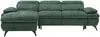Vente-unique - SURDELI Sofa Stoff Grün - B 176 cm x H 80 cm x L 284 cm Bild 4