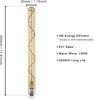 ZMH LED Edison Glühbirne Röhrenlampe E27 Vintage Glühlampe in Röhrenform 300mm 4W Warmweiß Spirale Filament Antike Nostalgie und Retro Beleuchtung für Haus Café Bar Party, nicht dimmbar Bild 4