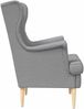 vidaXL Sessel Hellgrau Stoff 42029918 Bild 3