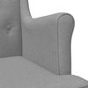 vidaXL Sessel Hellgrau Stoff 42029918 Bild 5