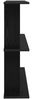 vidaXL Wandregal Wandhalterung Schwarz 100 x 20 x 75 cm Holzwerkstoff 8012085 Bild 4