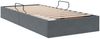 vidaXL Aufbewahrungsbett mit Kopfteil Dunkelgrau 90 x 190 cm Samt 3370124 Bild 5