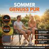 Albatros Gartenstühle 4er Set Kuba – Gartenstühle Stapelbar mit robustem Metallgestell und hoher Belastbarkeit – bequeme Stapelstühle auch als Terrassenstühle oder Balkonstühle Bild 2