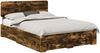 vidaXL Bettrahmen Geräucherte Eiche 150 x 200 cm Holzwerkstoff 3412361 Bild 2