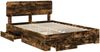 vidaXL Bettrahmen Geräucherte Eiche 150 x 200 cm Holzwerkstoff 3412361 Bild 5