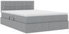vidaXL Aufbewahrungsbett mit Matratze Hellgrau 140 x 190 cm 3370506 Bild 5