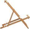 vidaXL Liegestuhl Teak 56x105x96 cm Creme 43802 Bild 4