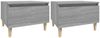 vidaXL Beistelltische 2 Stk. Grau Sonoma 50x46x35 cm Holzwerkstoff 819513 Bild 2