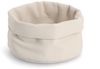 ZELLER 14533 Aufbewahrungskorb Ø 25 cm in CREME Waffelpiqué, Polyester / Korb Bild 1