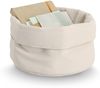 ZELLER 14533 Aufbewahrungskorb Ø 25 cm in CREME Waffelpiqué, Polyester / Korb Bild 3