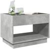 Couchtisch, Sofatisch mit Infinity-LED Betongrau 70x50x50 cm Bild 4