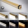 ZMH Vintage LED Pendelleuchte Dimmbar Diam. 100CM Holz und Metall 19W Industrielle Esszimmerlampe für Wohnzimmer Schlafzimmer Büro Bild 3