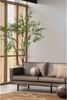 Sofa Rodeo 3-Sitzer aus Aluma-Stoff, modern und retro, metallic copper braun, elegantes Design Bild 2