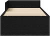 vidaXL Bettgestell mit Kopfteil Schwarze Eiche 80 x 200 cm 8009041 Bild 3