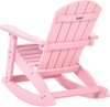 Garten Schaukelstuhl für Kinder ADIRONDACK Pastellrosa Bild 5