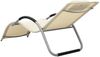 vidaXL Sonnenliege Textilene Creme und Grau 310514 Bild 4