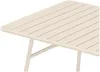 Vente-unique - MIRMANDE Garden dining set Metall Beige - B 80 cm x H 74,5 cm x L 160 cm Bild 4