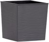 Siena Garden Pflanzgefäße Nizza GROOVE anthrazit groove 30x30x31 cm Bild 1