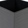 Siena Garden Pflanzgefäße Nizza GROOVE anthrazit groove 30x30x31 cm Bild 2