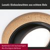 Paulmann 92237 LED Einbauleuchte Lanati 3er-Set schwenkbar 2700K Holzoptik Schwarz Bild 2