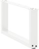 vidaXL Couchtischbeine U-Form 2 Stk. Weiß 60x(30-31) cm Stahl 4013141 Bild 4