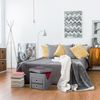 Relaxdays Sitzhocker mit Stauraum 2 Schubladen Bild 3