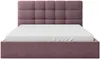 Vente-unique - ELIAVA Bett Stoff Rot - B 213 cm x H 106 cm x L 170 cm Bild 5