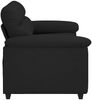 vidaXL 2-Sitzer-Sofa Schwarz 160x81x84 cm Stoff 4105299 Bild 5