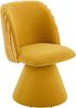 HELA Esszimmerstuhl BARI I Drehstuhl (Set, 2 St), 360° drehbar, Polsterfuß, Materialkombi, Außen Felloptik Innen Velvet Bild 3